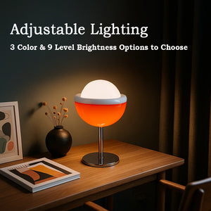 USB Dimmable Desk Lamp – Tri-Color LED Night Light for Bedroom & Gift Holidays