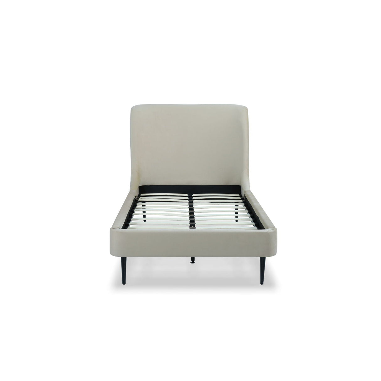 Heather - Upholstered Bed With Curved Headboard