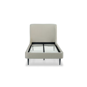 Heather - Upholstered Bed With Curved Headboard