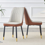 Modern Dining Chair with Metal Leg