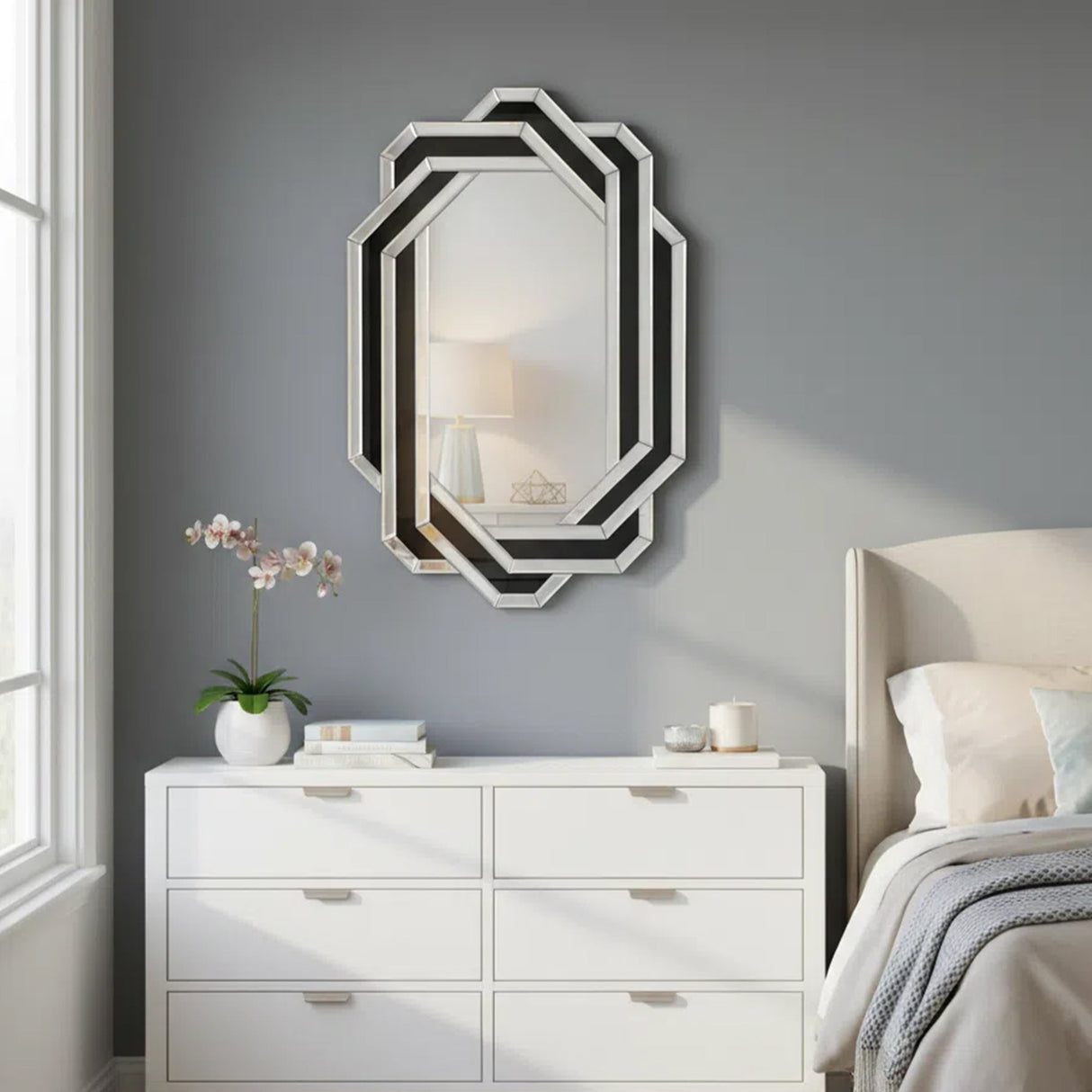 Decorative Mirror for Wall - Modern Bathroom Vanity Mirror
