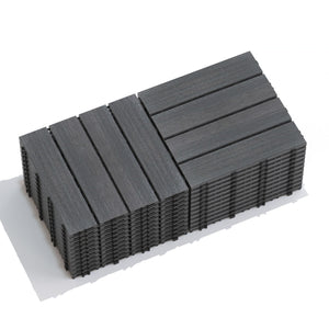 Patio Deck Tiles, Pack Of 22