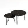 Round Nesting Coffee Table For Living Room (Set of 2)