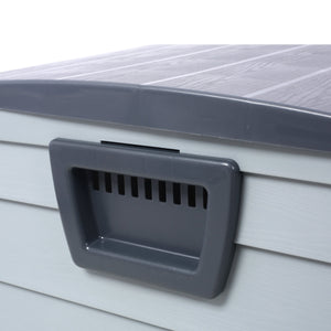 75 Gallon Resin Deck Box Storage Shed