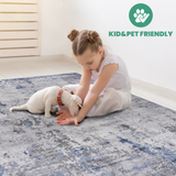 NAAR MARFI Collection Abstract Non-Shedding and Stain Resistant Area Rug