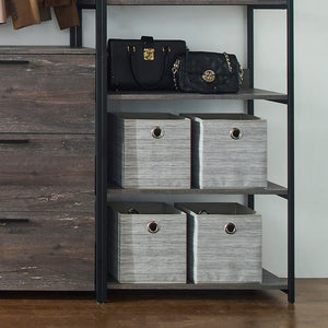 Monica - Walk-In Closet System, Extra Storage Space - Rustic