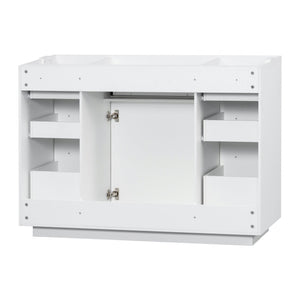 48" Bathroom Vanity without Sink, Cabinet Base Only