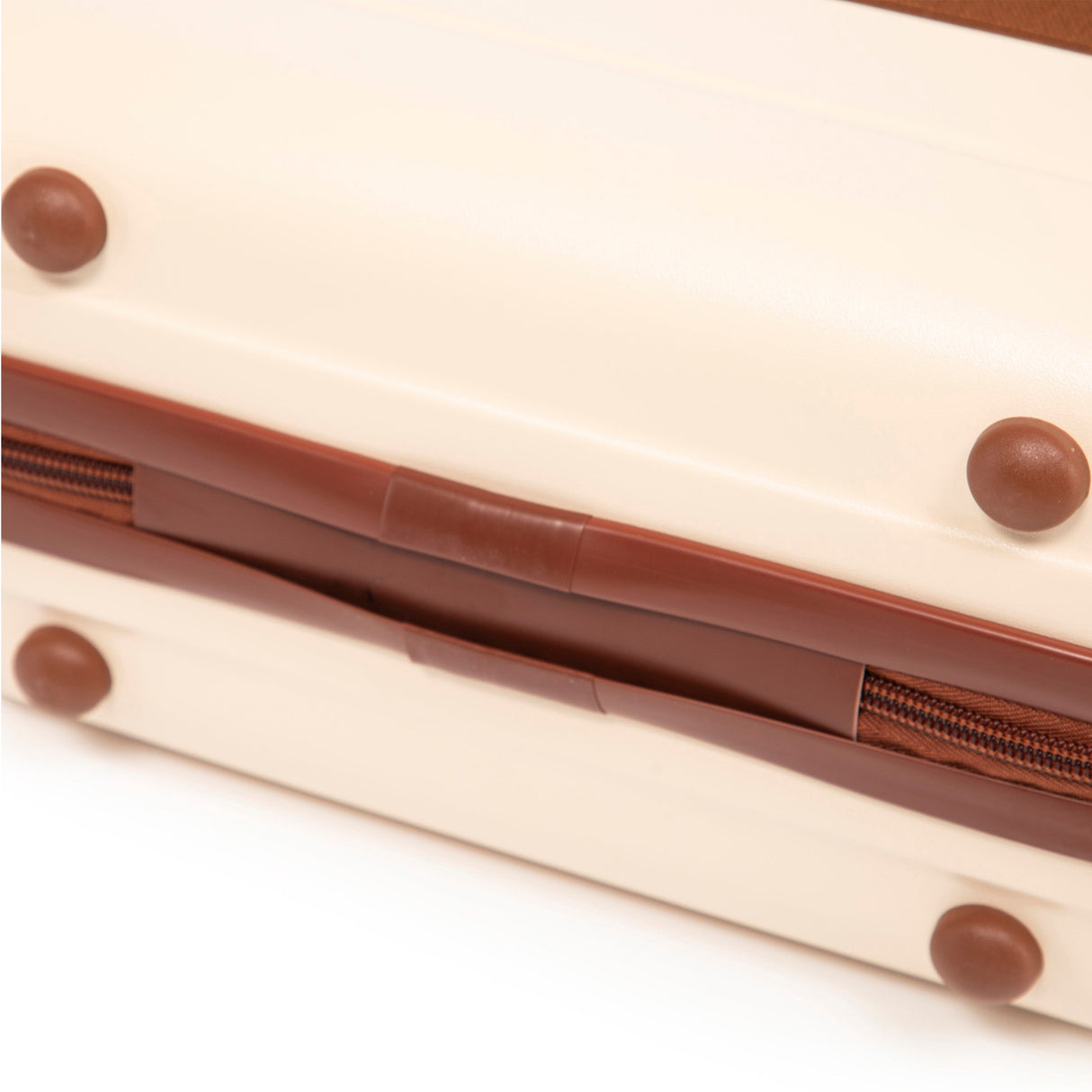 14'/20' 2-Piece ABS Spinner Wheel Luggage Set (Beige)