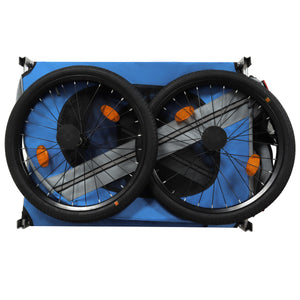 Large Folding Bike Trailer for Dogs – 66LB Capacity All-Terrain Pet Carrier