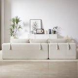 Modern Chenille Upholstered Sectional Sofa Couch Set