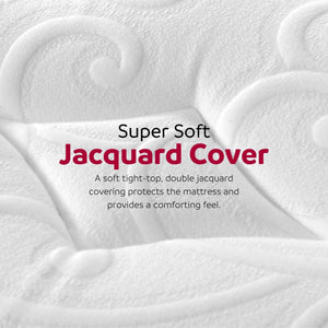 13" Ultra Plush Gel Memory Foam Mattress For Bed With Double Layered Jacquard Cover - Gray / White - King