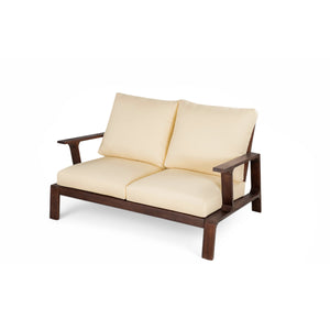 4-Piece Outdoor Sofa Set with Cushions and Coffee Table