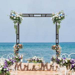 Metal Garden Arch with Adjustable Width
