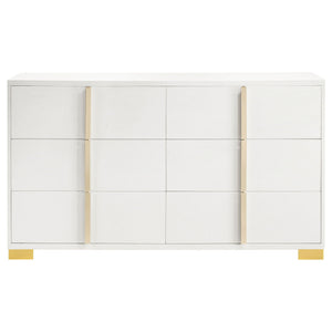 Marceline 6-drawer Dresser White