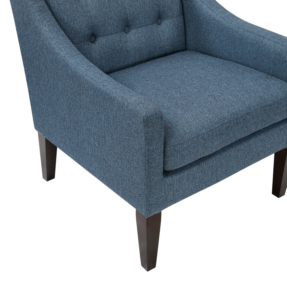 Contemporary Button Tufted Accent Chair