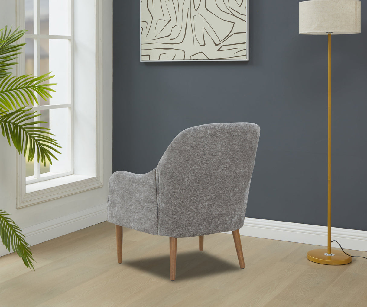 The Caroline Chenille Upholstered Accent Chair