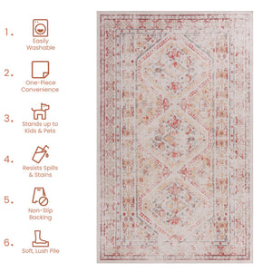 Maval - Trendy Washable Area Rug