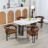 House hold contemporary designed upholstered accent/dining chair/barrel side chairs set of 2