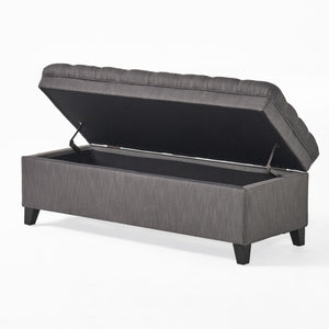 Juliana - Storage Ottoman With Birch Legs