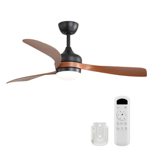 Ceiling Fan With 3 Blades, Remote Control, Reversible DC Motor
