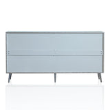 Modern Lacquered 4 Door Wooden Cabinet