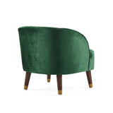 Upholstered Barrel Accent Chair