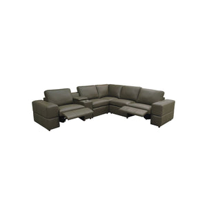 Upholstered Large Arms Sectional With Recliner Seats