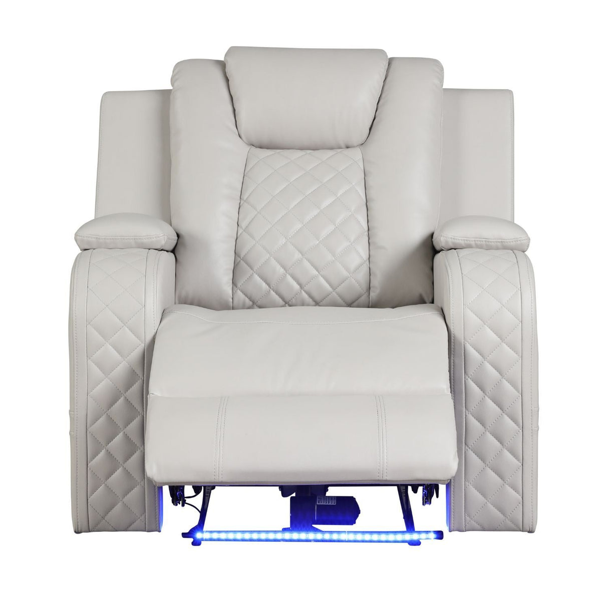 Benz - LED & Power Recliner With Adjustable Headrests And Ambient LED Lighting