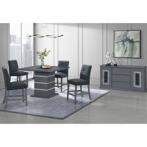 Ariya - Bar Stools (Set of 2) - Dark Gray