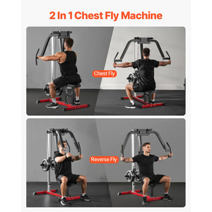 Chest Fly Machine Adjustable Fly and Reverse Delt Machine