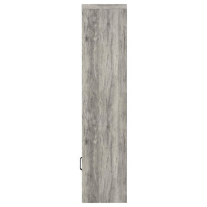 Burke 4-shelf Engineered Wood Media Tower Grey Driftwood