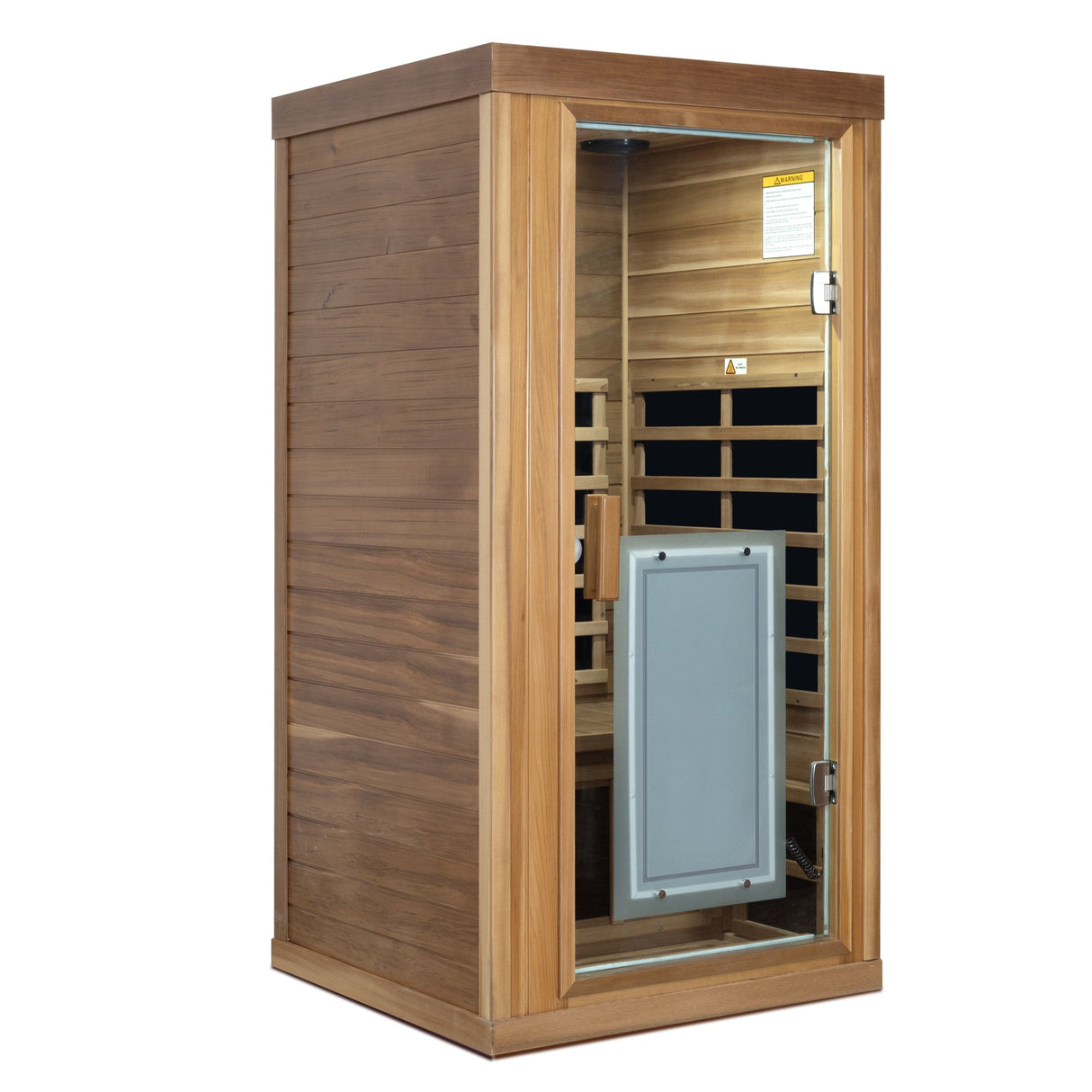 One person Far infrared red cedar standard indoor sauna room