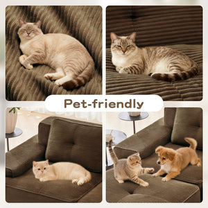 Modular Deep-Seat Sofa Set