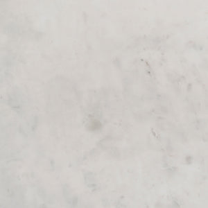 Astoria Round Genuine Marble Side End Table White