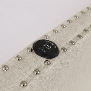 Upholstered Daybed With USB Charging & Pull Out Bed