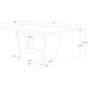 Maroney - Dining Table - Espresso