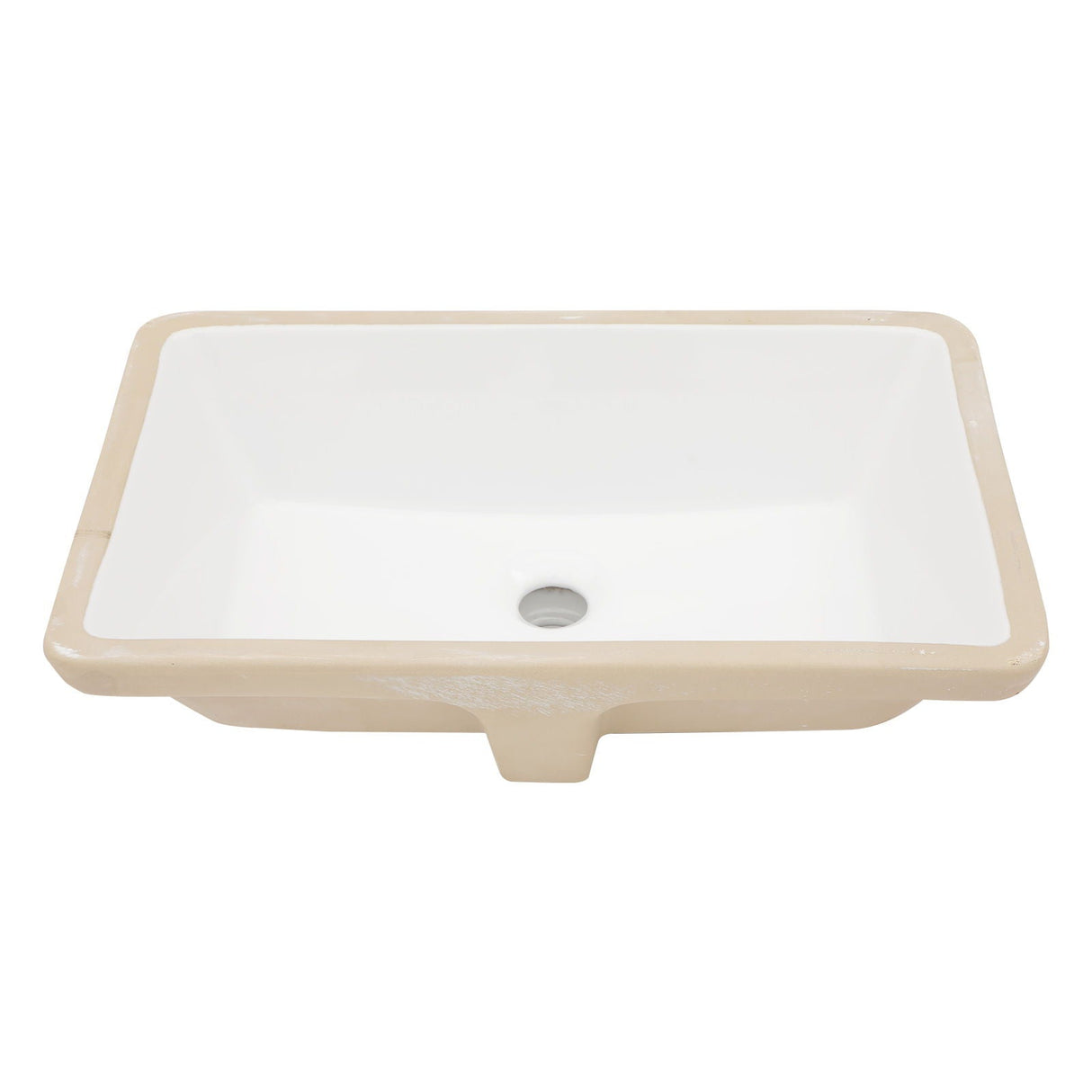 Modern Ceramic Undermount Bathroom Sink With Overflow, High Quality