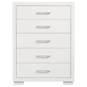 Jessica 5-drawer Bedroom Chest Snow White