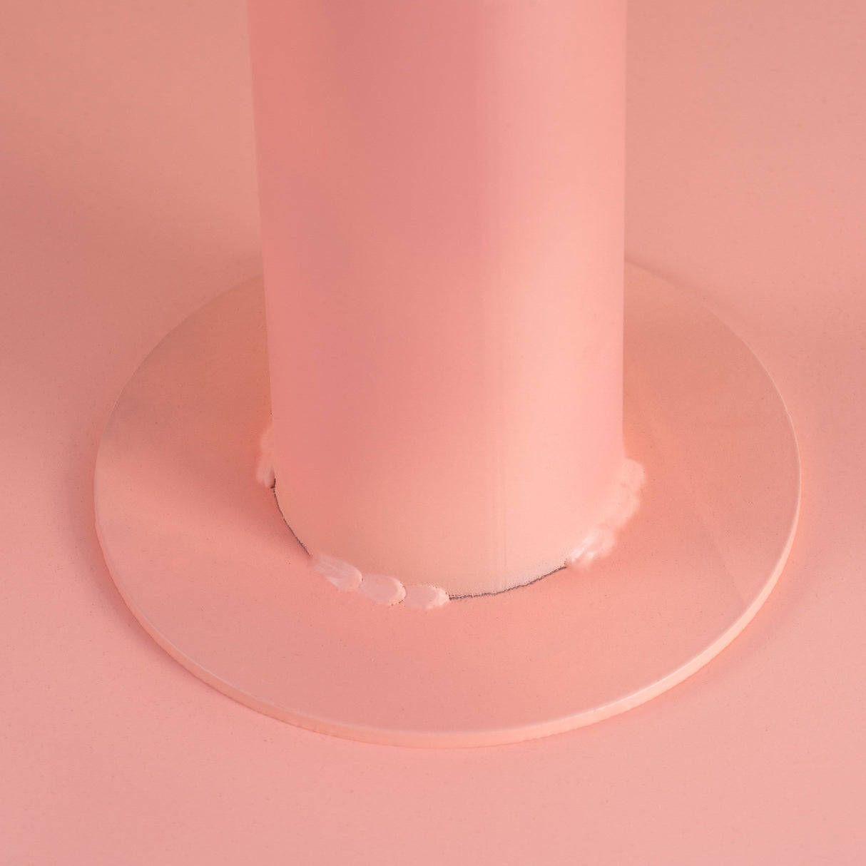 Outdoor Metal Seating Set with Coffee Table and 2 Chairs, Pink