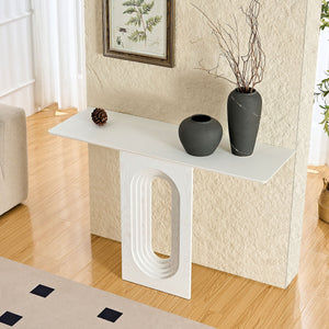 47.24 Inch Entryway Table with Unique Loopback Design