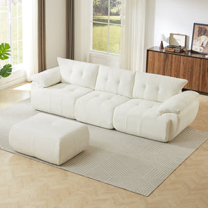 115'' Large Modern 3-Seater Sofa