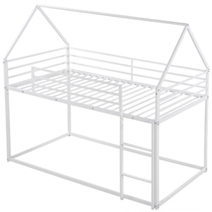 House Bunk Bed With Built In Ladder