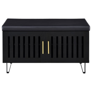 Clackamas - 2 Door Storage Bench With Padded Seat