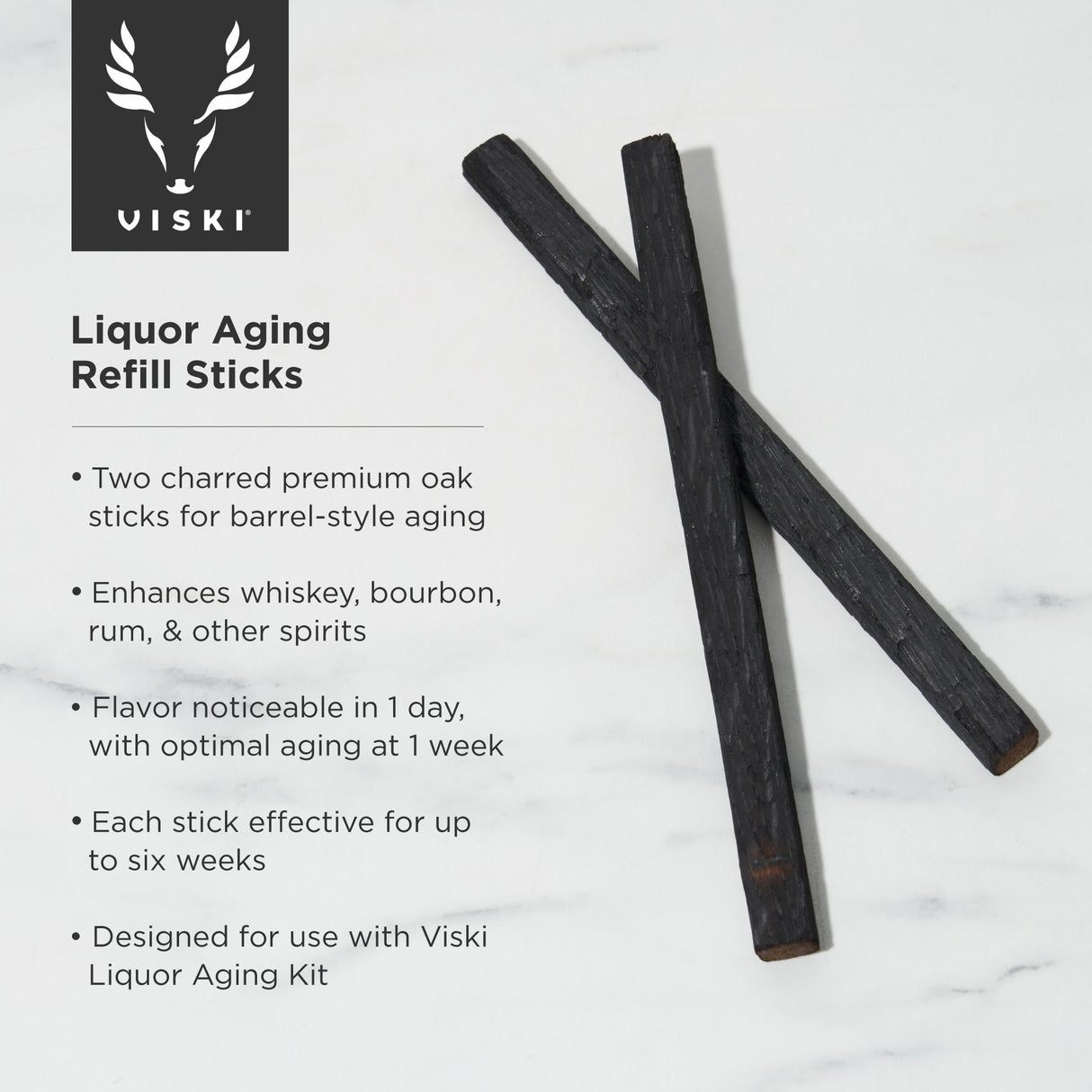 Liquor aging refill sticks by viski®