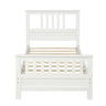 Platform Bed With Paneled Headboard And Footboard