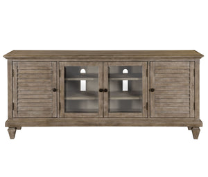 Calistoga - Rustic Entertainment Console - Dovetail Gray