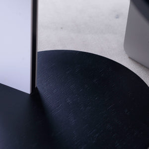 Round Coffee & End Table Set - Black