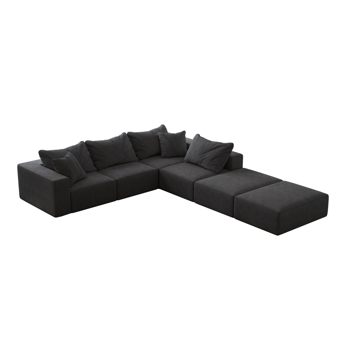 Oversized Sponge Cloud Sofa - Modern Sectional Couch Set
