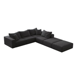 Oversized Sponge Cloud Sofa - Modern Sectional Couch Set