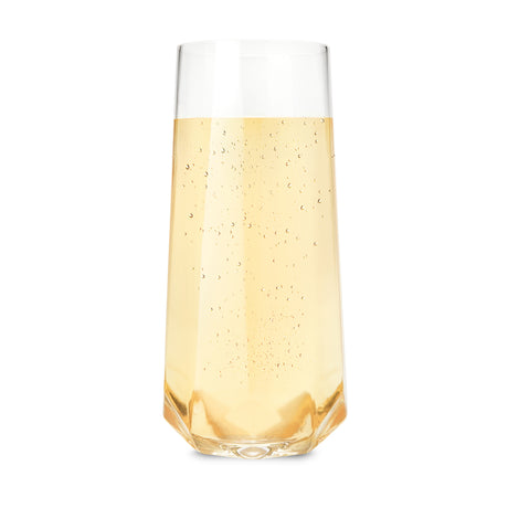 Seneca-Crystal-Faceted-Stemless-Flute-Glasses-Viski®-Drinking-Glasses